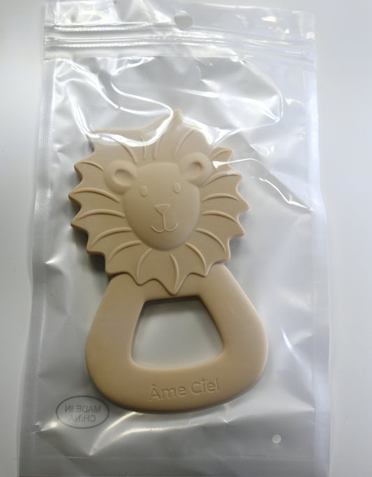 Moredores para Bebes Ameciel Premium Leon Beige con certificación FDA/ EN 71 Compatibles con niños con Autismo y/o Neurodivergentes.