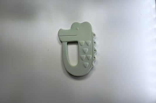 Moredores para Bebes Ameciel Premium Cocodrilo Verde Claro con certificación FDA/ EN 71 Compatibles con niños con Autismo y/o Neurodivergentes.